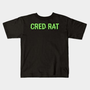 Cred Rat - NO back design (more product options) Kids T-Shirt